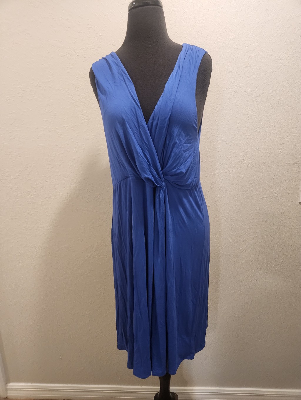 Soma Royal Blue Knot-Front Sleeveless Dress
